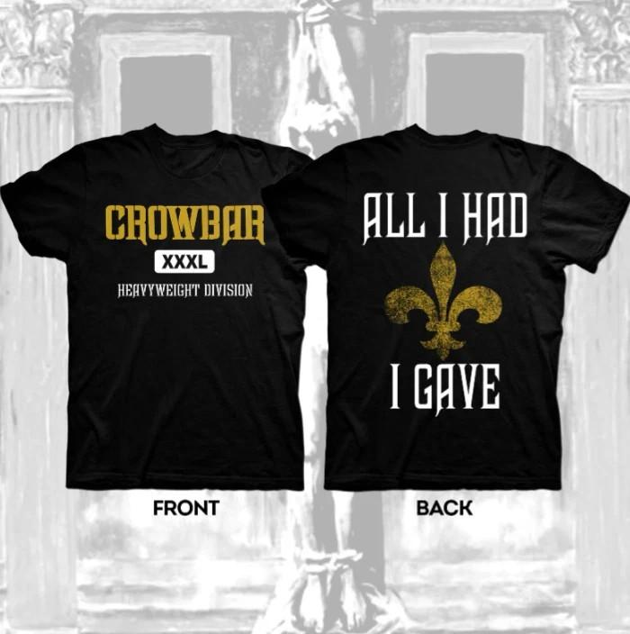 Crowbar Us Spring Tour date 2026 All I Had T-Shirt AN67526 XL