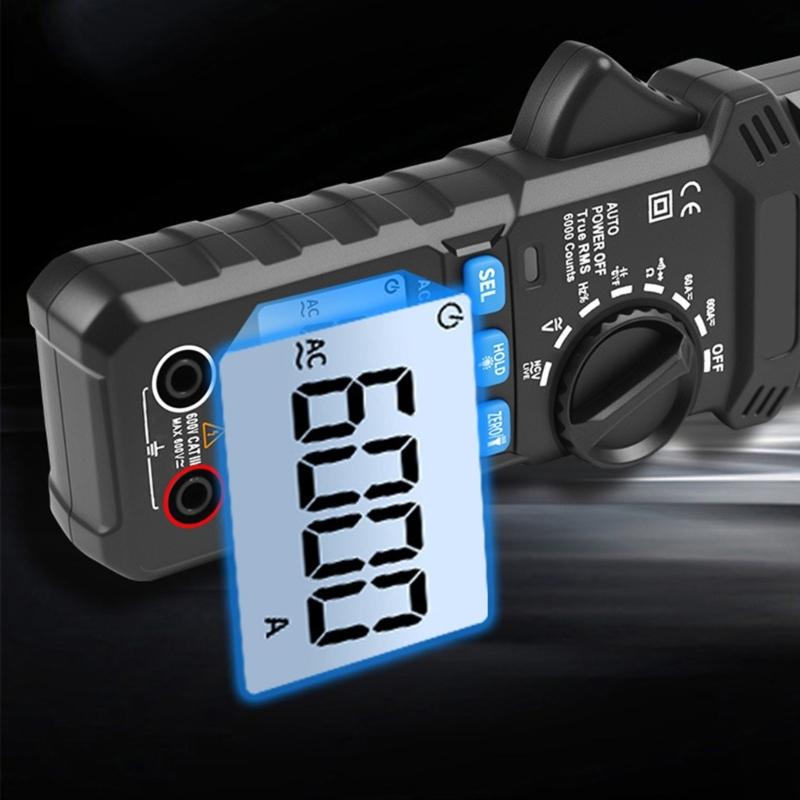 Digital Clamp Multimeter Effective Value 6000 Counts Contact Less potential Indicator With brightened Display