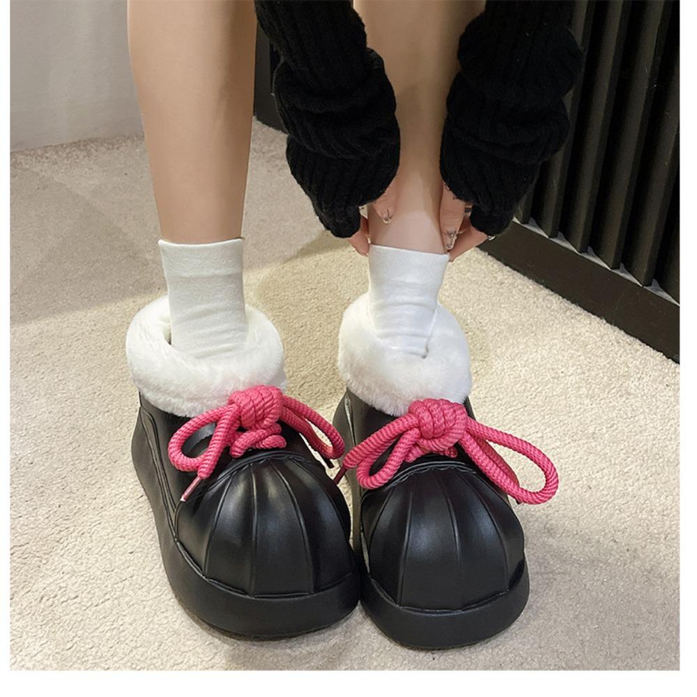 Женские осенне-зимние водонепроницаемые и мягкие теплые зимние ботинки 41 слоновая кость — фото 10