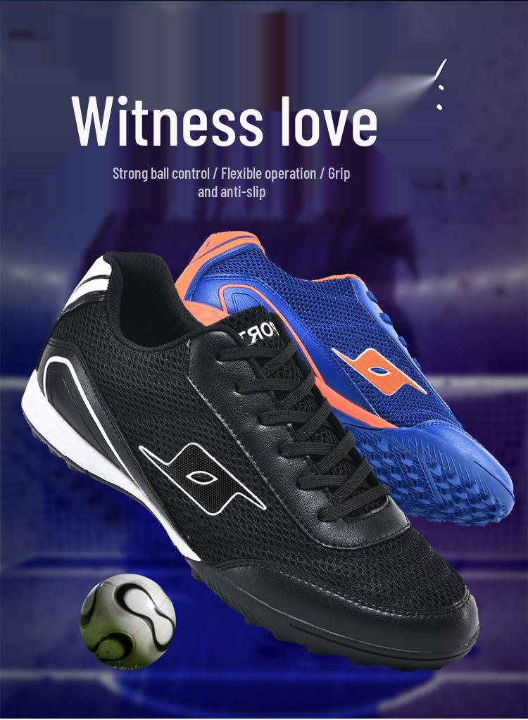 Xisailong Youth Football Shoes for Boys & Girls with Velcro/Lace - Primary & Middle School Sports Training TF Studded