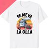 Me Suda El Nabo Women's Short Sleeve Printed T-shirt Funny Spanish Jokes Vintage Soft Casual Tops Women Clothing Graphic Tshirts