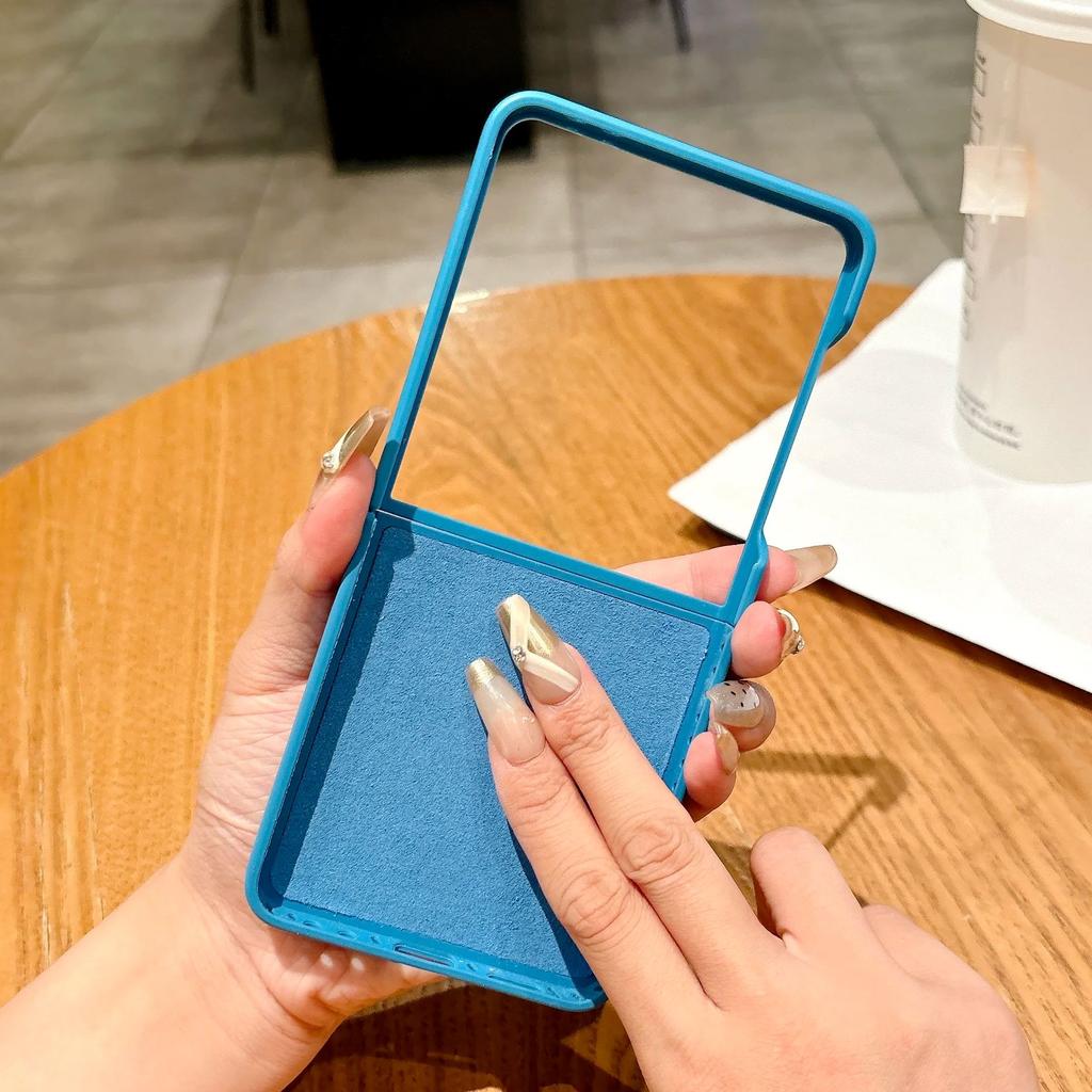 Luxury Matte Slim Candy Color Armor Case For Samsung Galaxy Z Flip 7 6 5 Zflip 4 3 Flip7 Solid Liquid Silicone Shockproof Cover