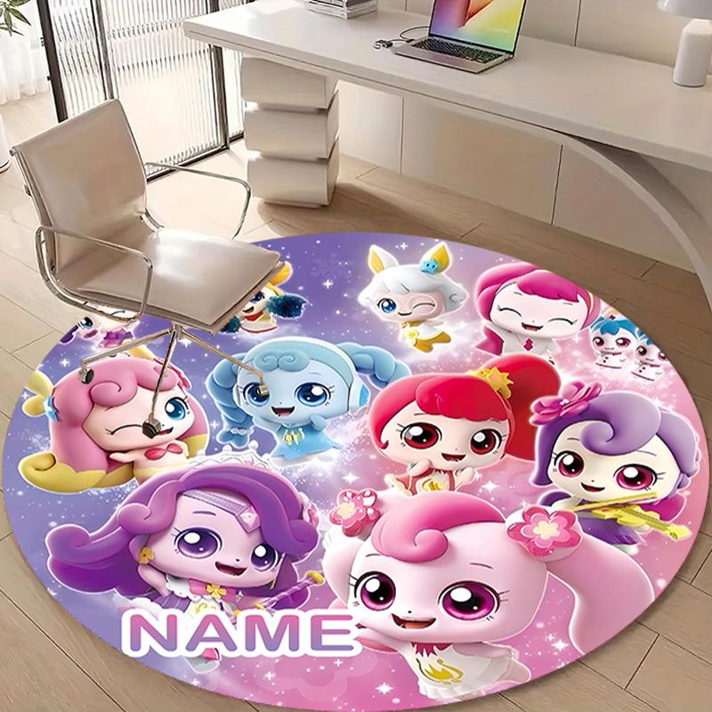 Personalized Magic Sweethear Round Chair Office Rug - Perfect for Mat, Office Chair & More - Ideal Gift for Birthdays and Holidays