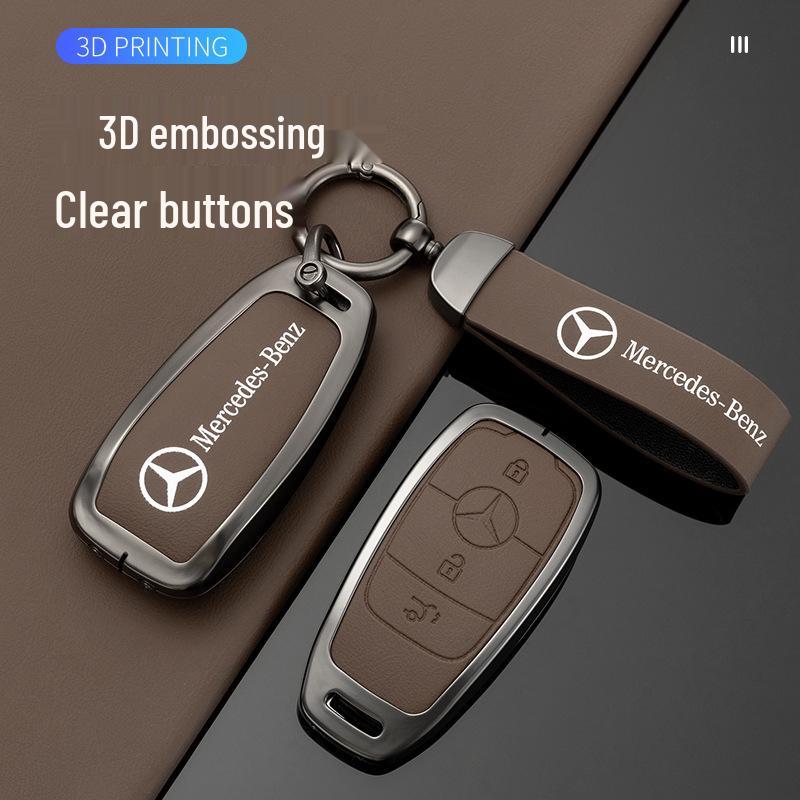 Originalt Mercedes-Benz nyckelfodral för E300L, C260L, A200L, GLA200, GLC/B - Unisex Bilfärgsskal