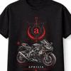 T-shirt Unisex per Pilota di Motocicletta Aprilia RSV4 1100 Factory Superbike