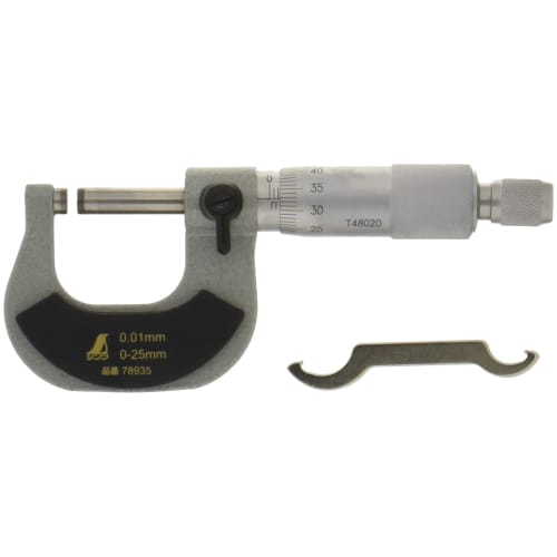 Shinwa Sokutei Micrometer, 0-25mm, 78935
