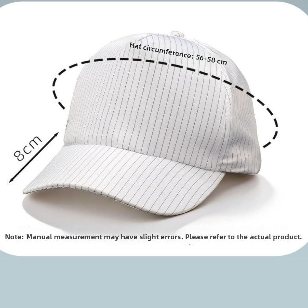 Anti Static Work Hat Hard Tongue Chef Hat Hygienic Baseball Cap  Dust Free Workshop