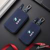SQLI6 Leather Car Key Cover Case Multifunction Unisex Zipper Wallet Accessory For BMW 1 3 5 7 Series X1 X3 X4 X5 F10 F15 F16 F20 M3 M4