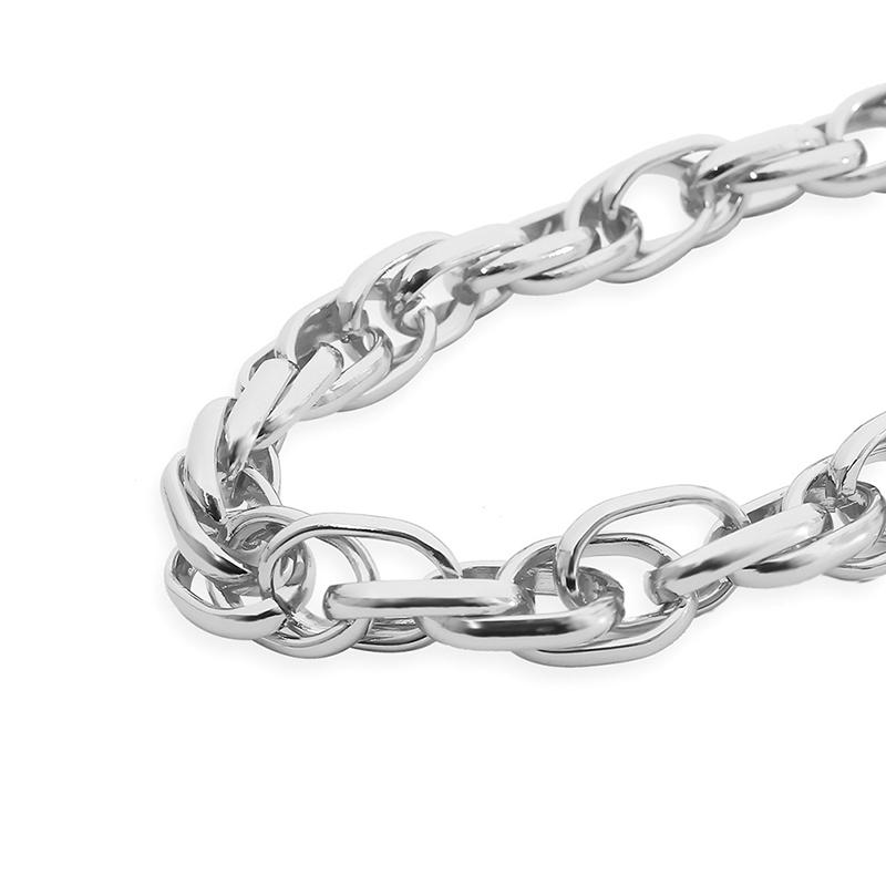 Punk Přehnané Heavy Metal Thick Řetěz Choker Náhrdelník Dámské Goth Šperky Dárek