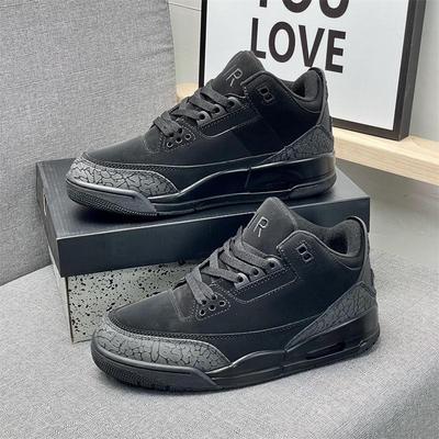 Men's White Orange Lakers AJ3 High-Top Wear-Resistant Basketball Shoes, Unisex Couple Sports Board AJ4.