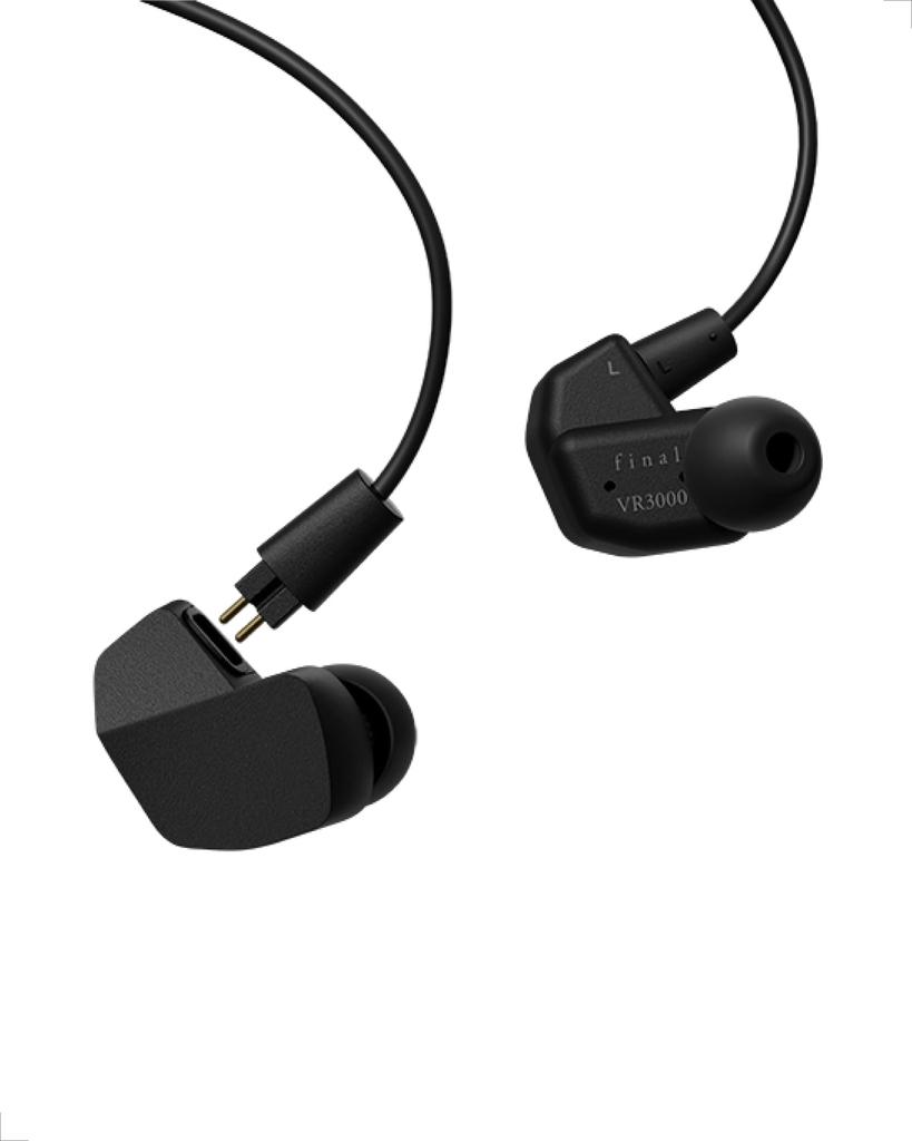 final VR3000 Recable for Gaming Wired Gaming Earphones with Binaural 3D Surround Sound and Mic for and 360 - [Recommended Gaming, VR, Binaural, ASMR,