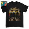 Bringe nie einen betrunkenen Zahnarzt zu einem Schusswechsel Tombstone T-Shirt Virgil Earp Fans Liebhaber Doc Holiday