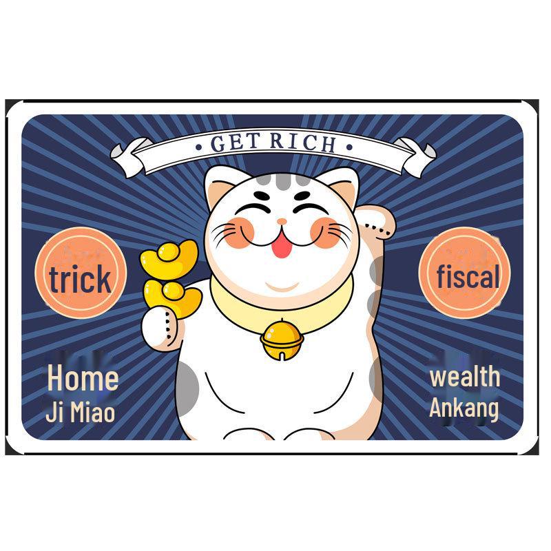 Anti-Slip Cartoon Bathroom Mat: Thick, Absorbent, Machine Washable Door or Toilet Foot Rug