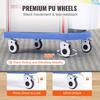 VEVOR 5 Tiers Lab Carts, Lab Utility Cart with 5 Drawers & 4 Silent Wheels, Mobile Medical Cart with PP Material