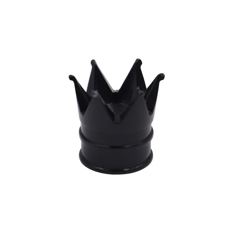 1/4PCS Creative Crown Aluminum Car Wheel Tyre Tire Air Valve Stem Cap Dust Cover Car Styling Decorative Auto Exterior Decoration Valve Stems 1