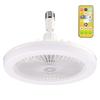 Fan Chandelier E27 Light Holder Ceiling Fan Lights with Remote Control Mute Dimmable Timing 3-blade for Living Room Study