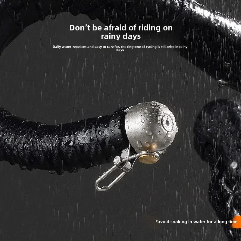 Bicycle Bell Mini Handlebar Bell High Resolution Ring Alarm Ring Ring Transparent Loud Sound Bicycle Horn Bicycle Accessories