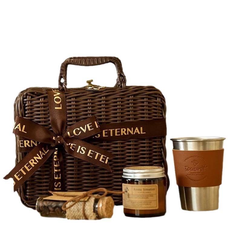 Pánská dárková sada kávovaru: Ideální k narozeninám, kreativní nikové dárky pro svědky nebo pro přítele a manžela.