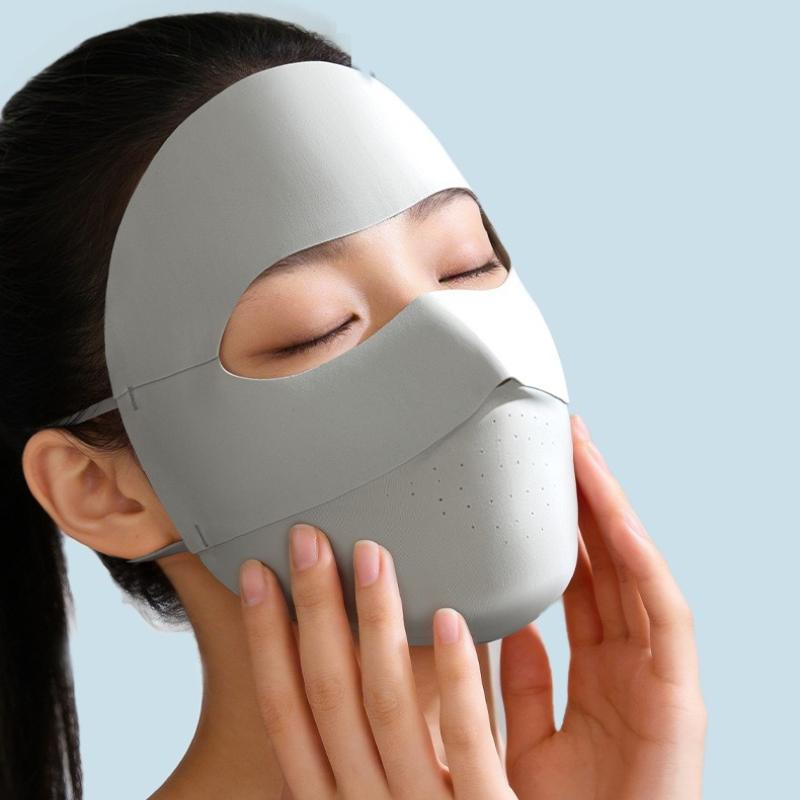 Sunscreen Mask, Face Mask, Seamless Full Face, Kini Female, Summer Outdoor Light and Breathable Sunshade Veil