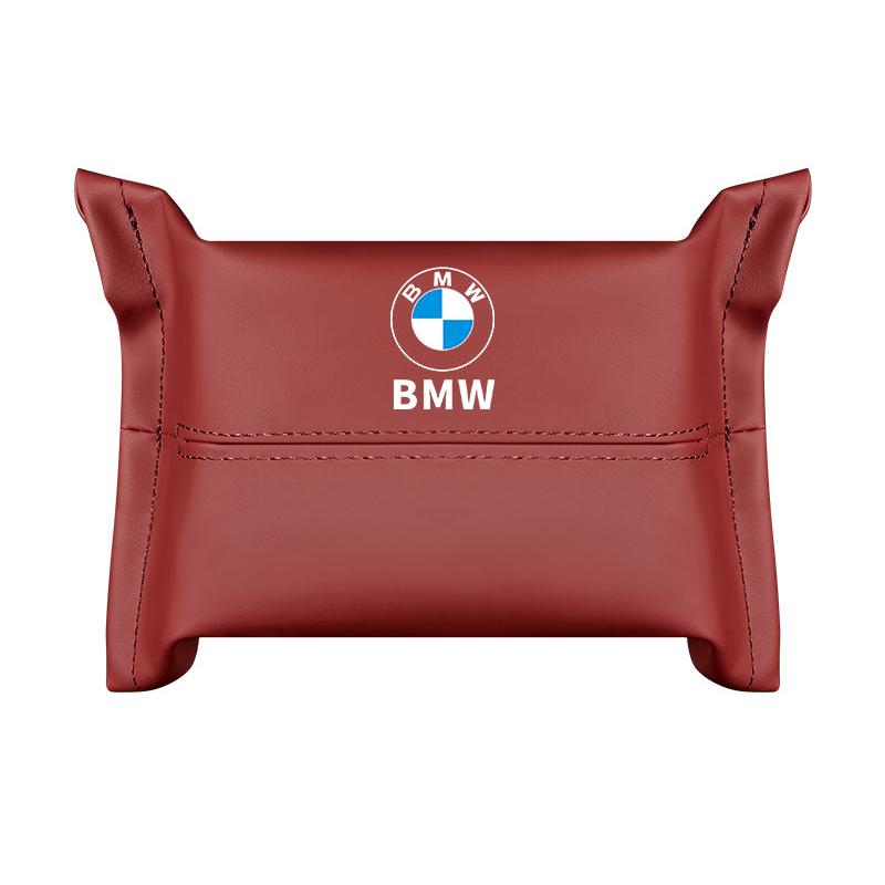 Sticker Car Tissue box Leather Paper Tissue Storage Box For BMW M X5 X6 F30 F34 F10 F20 G20 G30 G01 G02 G05 F15 F16 3 5 7 Series GX6