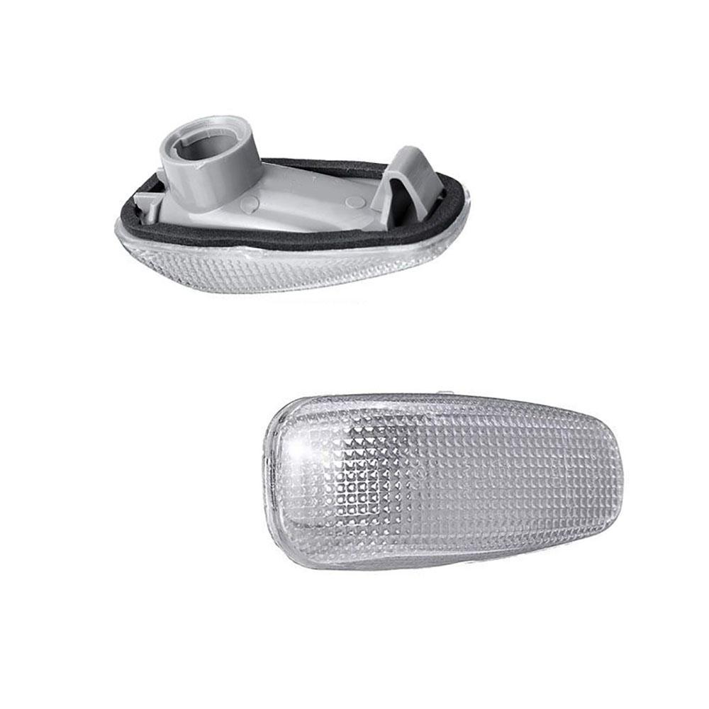 2Pcs Side Turn Signal Lights With Lens Without Light Bulb For Mercedes-Benz A2108200921