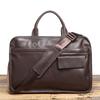 Heren Handtas van Echt Leer, Eerste Laag Koeienhuid Schouder Messenger Bag, Grote Capaciteit Computer Tas, Herentas