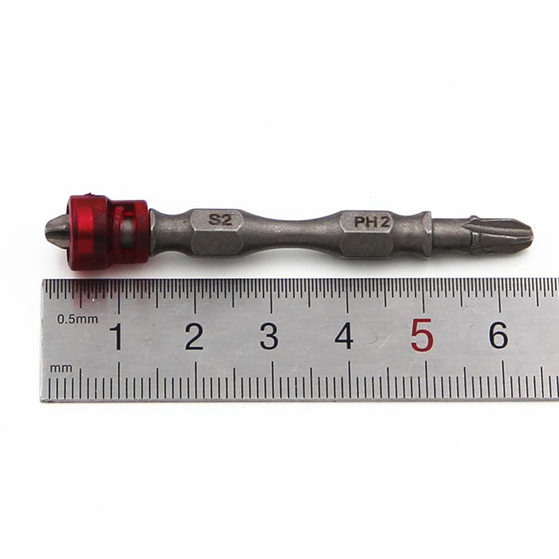 5 Pièces/Ensemble Ph2 Embouts de Tournevis Magnétiques à Tête Simple Queue Hexagonale 1/4 Pouce