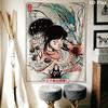 Prinzessin Mononoke Mythische Reise Wandteppich Wandmontage Mode Druck Hintergrundtuch Weihnachtsgeschenk Weich