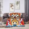Aggretsuko Blankets  Super Warm Novelty Plush Bedding Throws For Boy Girl Couch Chair Sofa Bed Flannel Bedspread Bed Cover