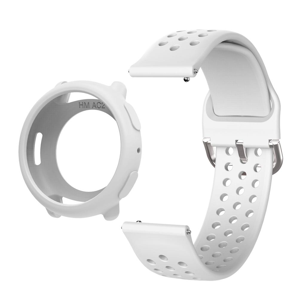 Silikon Schutzhülle+Armbandabdeckung Hülle Für Huami Amazfit Active2 Smart Ersatz Zubehör Rahmen Hüllen Bildschirmschutzhülle