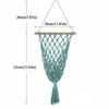 Handmade Woven Hanging Wall Holder Tassel Design Kitchen Storage Rack Vegetable Container  Home