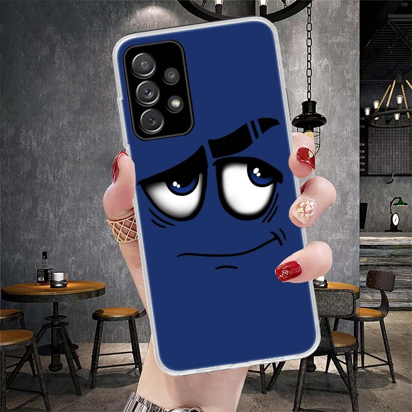 Funny Face Cute Soft Phone Case For Samsung Galaxy S22 S23 S24 S25 Edge S26 Ultra S20 FE S21 Plus + Fundas Coque Galaxy S20 S21