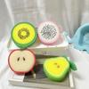 4pcs Creative Fruit-Shaped Thickened Sponge Scrubbers Powerful Stain Removal, Multi Use Kitchen and Bathroom Cleaning Pads,Bathroom Cleaning Tools