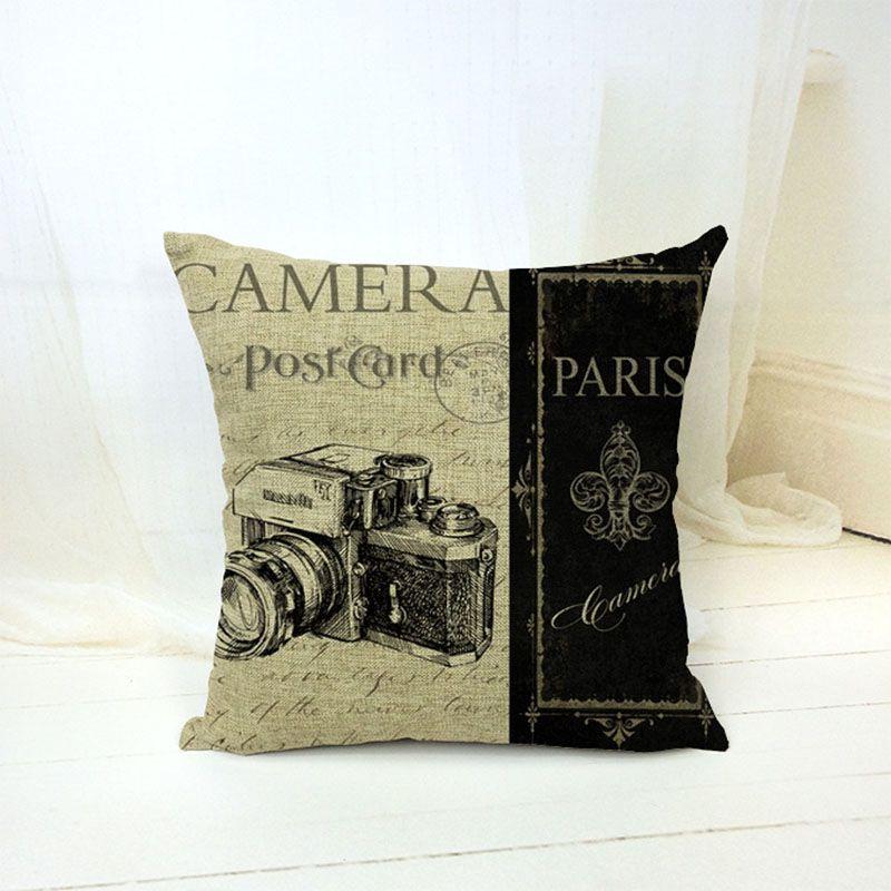 Premium Vintage Cotton Linen Throw Pillow Case Cushion Cover For Elegant Decor