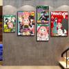 Anime Spy X Family Anya Selbstklebendes Kunstposter Weißpapierdrucke Poster Kunstwerk Heimdeko