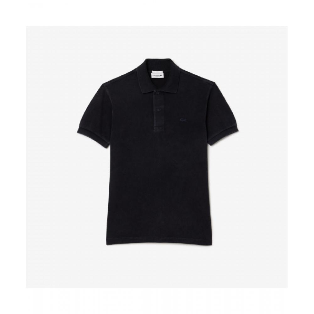 

LacoSte Men S garMent Dying Short Sleeve Polo [black] 00M