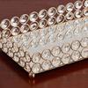 Decorative Makeup Vanity Trays Crystal Mirrored Trinket Ornate Perfume Plate for Dresser - 3