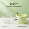 Manual Salad Spinner BPA Free Multifunctional Vegetable Washer Dryer Portable Design for Outdoor Barbecue Party Use