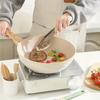 1PCS Multifunctional Silicone Striped Fish Steak Spatula Heat-resistant Non-stick Omelette Spatula Omelette Fish Spatula