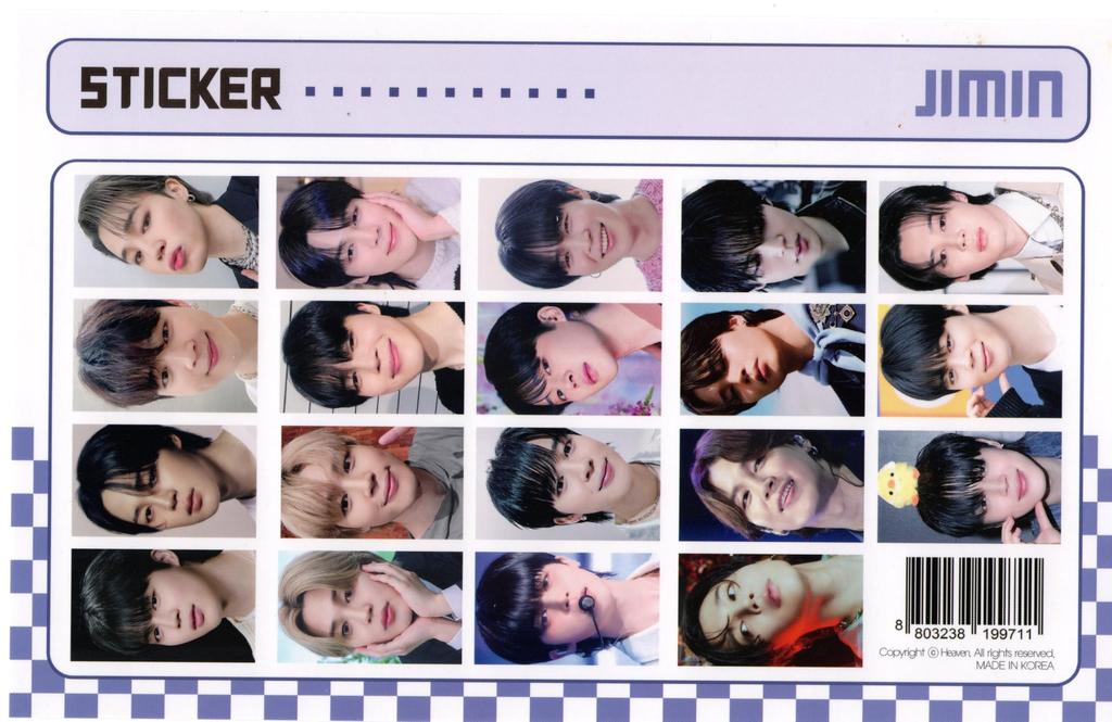 Jimin Sada samolepek na stolní kalendář (Fotokniha) 2026-2027 (2 roky) + K-POP