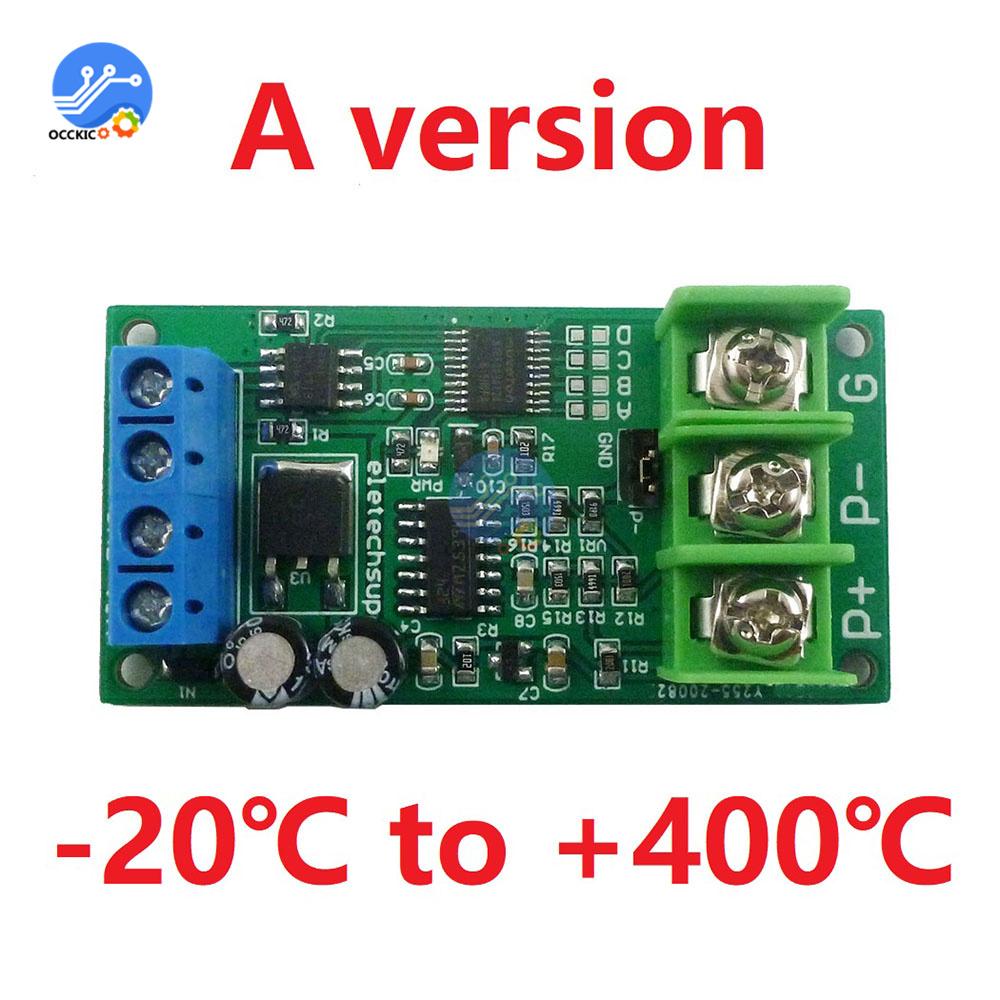 PT100 Temperature Sensor RTD Converter DC 12V RS485 Modbus Rtu Sensor Module -20-220℃/-20-400℃ 8-25V with case