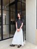 MMC Women's Spring-Summer 2026 Wool Korean Style Short Sleeve T-shirt & Inner Vest Set