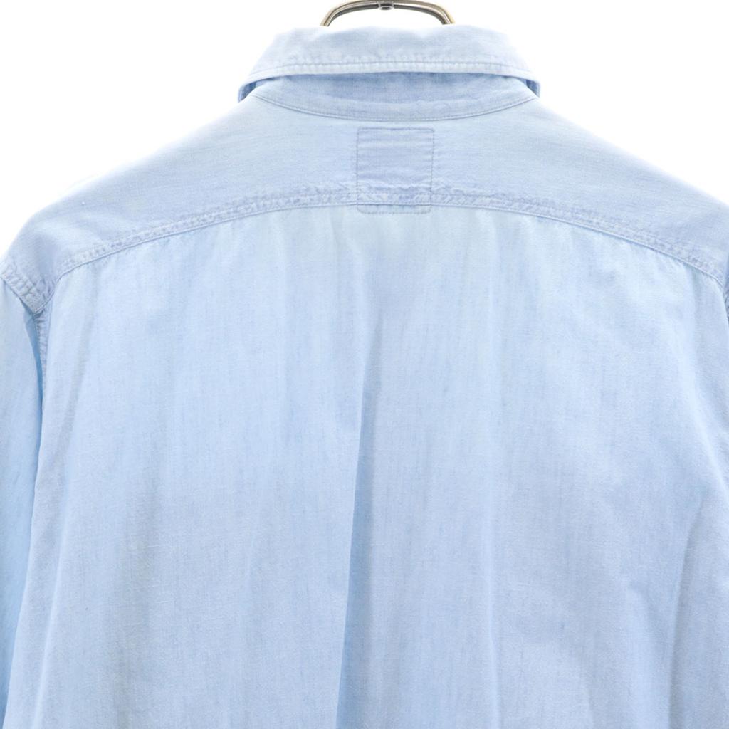 MADISON BLUE made in Japan Long sleeve Cotton shirt 1 blue Men's Used