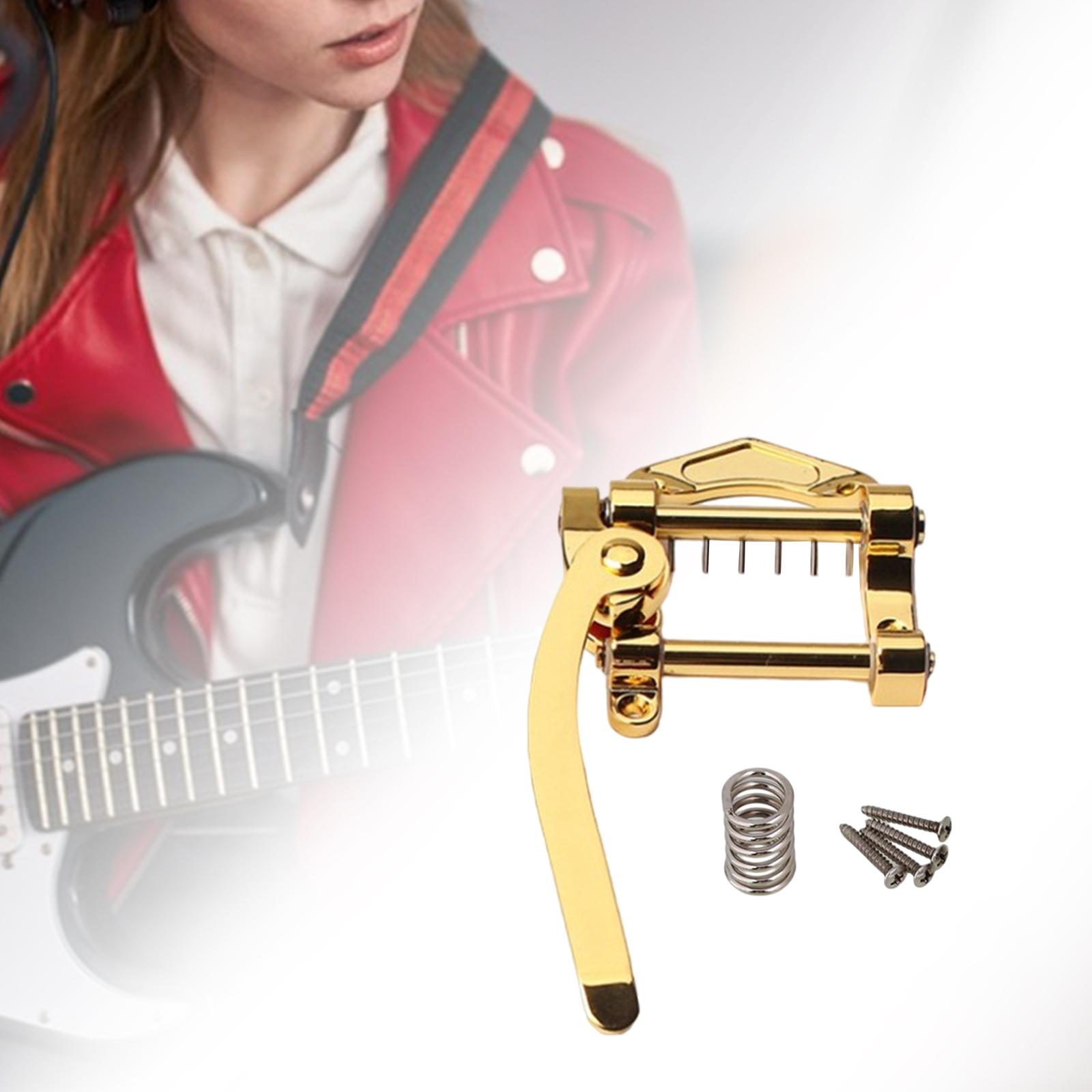 Струнодержатель Тремоло Инструмент для тремоло Система тремоло для SG ES335 LP и т.д. золотистый