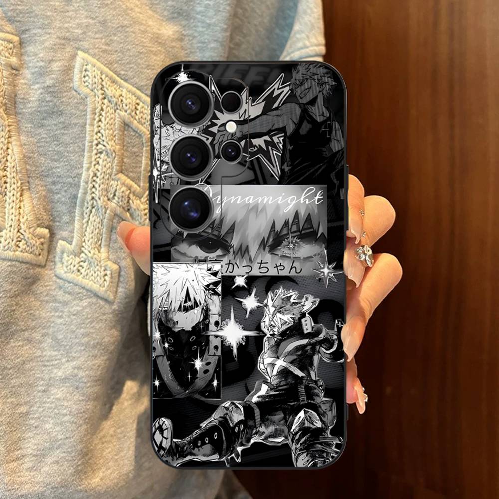 1PC Anime Bakugo Katsuki Phone Case For Samsung S 24 fe 25 Ultra plus 20 lite 21 30 22 23 24 22 Ultra 5G Fundas