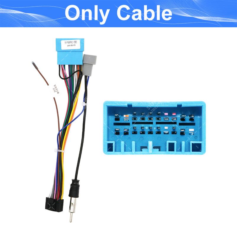 For Suzuki Vitara Grand XL-7 2001-2006 9inch 2 Din Car Radio Fascias Frame Stereo Panel Harness Wiring Power Cord Adapter Canbus