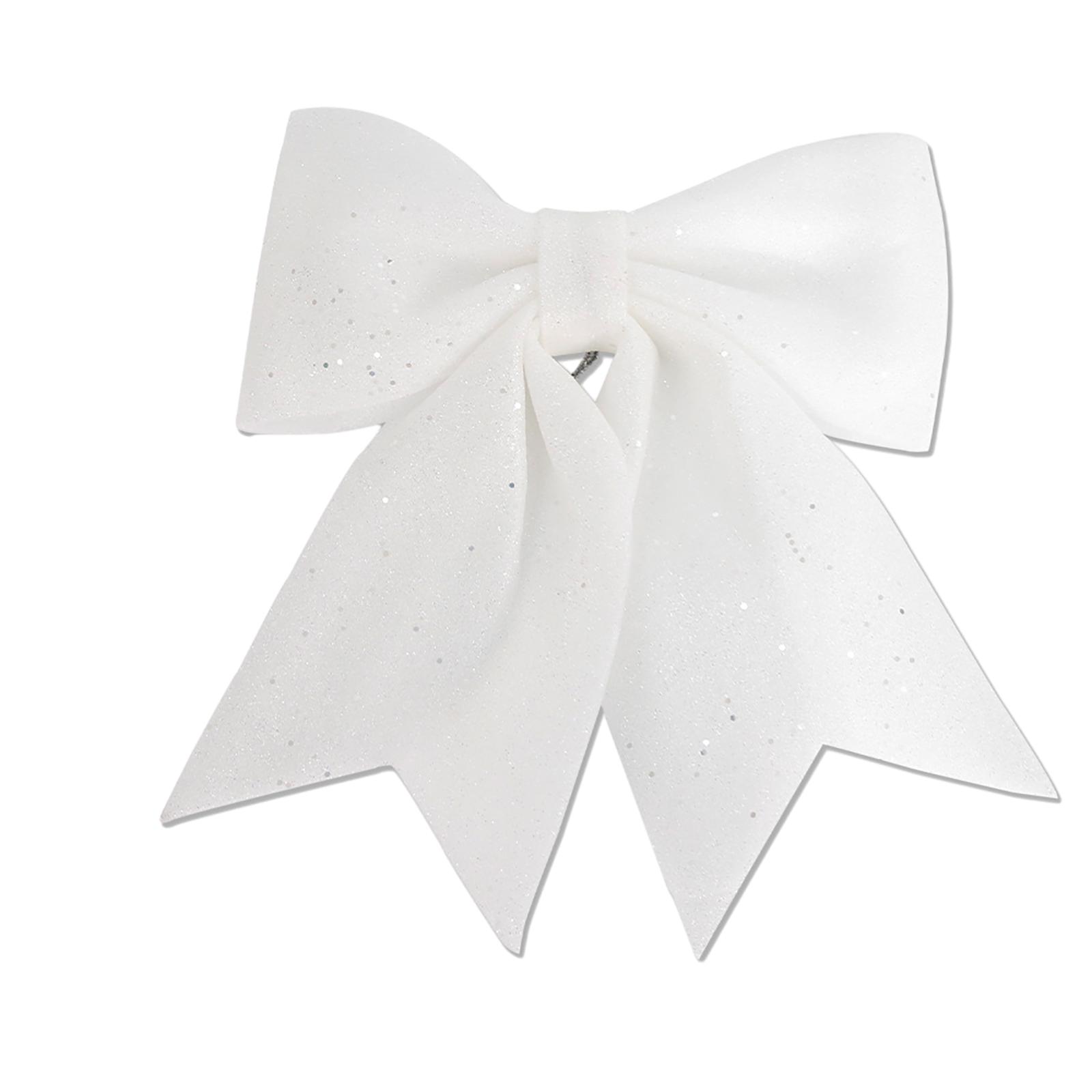 

Рождественские украшения в виде бантов, елочные украшения для дома, упаковка подарков, блестящие банты, венок, декор 2024 года, Новый год S