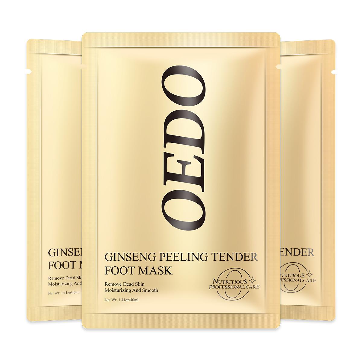 

OEDO Отшелушивающая маска для ног Волшебное отшелушивание кожи Удаление омертвевшей кожи Носки-маска для ног для педикюра Носки Маска для ног 3pcs