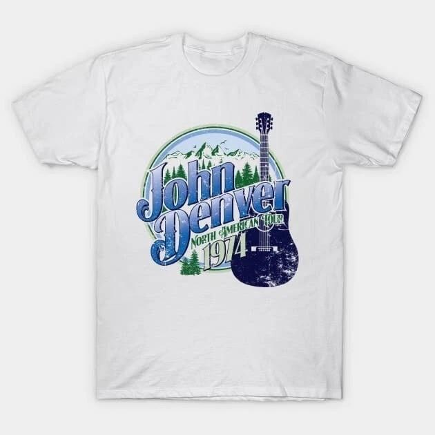 John Denver North American Tour TShirt retro new new shirt hot hot Unisex T-Shirt XXXXL