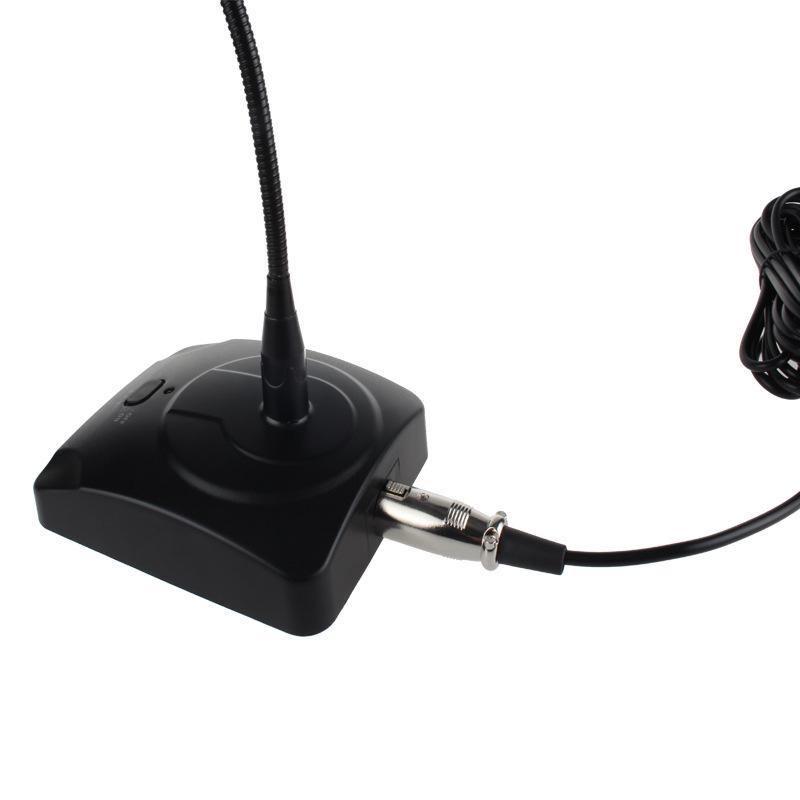 Desktop Wired Condenser Microphone for Teaching, Speech, and Broadcasting with Noise Reduction